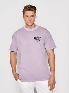 Koszulki męskie - Rip Curl T-Shirt Mind Wave Logo CTERL9 Fioletowy Relaxed Fit - grafika 1