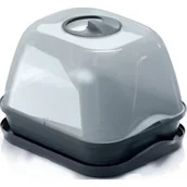 Szklarnie ogrodowe - Szklarnia PROSPERPLAST Respana Table Greenhouse Plus 3, antracytowa - miniaturka - grafika 1