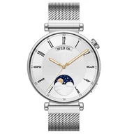 Smartwatch - Riversong GLOW SW906 Srebrny - miniaturka - grafika 1