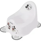 Nocniki - Nocnik dziecięcy antypoślizgowy Miki i Minnie biały szary Keeeper - miniaturka - grafika 1