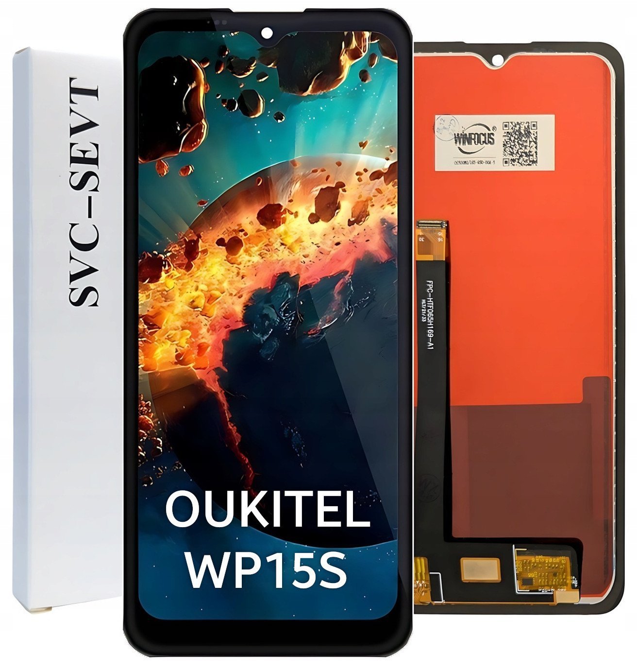 Wyświetlacz do Oukitel WP15S Ekran LCD Oryginał Zila 5904858345830