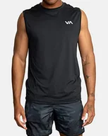 Koszulki męskie - RVCA Top bikini męskie czarne S - miniaturka - grafika 1