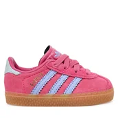 Buty dla dziewczynek - Sneakersy adidas Gazelle Comfort Closure JR5938 Różowy - miniaturka - grafika 1