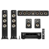 Kino domowe - DENON AVR-X1800 + POLK AUDIO Signature elite ES60 + ES15 + ES35C Czarny - miniaturka - grafika 1
