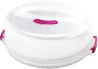 Pojemniki kuchenne - pudełko na ciasto Dolceforno 36 x 15-22 cm PP biały/przeźroczysty - miniaturka - grafika 1