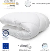 Pościel - Kołdra zimowa H&F Heimtextilien 155x200 Ciepła i miękka Poszycie kołdry: 100% mikrofibra Pościel dla alergików z certyfikatem Oeko-TEX Wypełnienie: 1400g - miniaturka - grafika 1