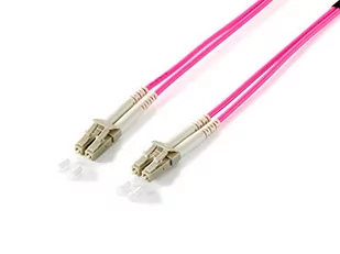 Equip LWL Patchkabel LC-&gt;LC 7.50m Multimode Duplex OM4 viol Polybeutel 256515 - Kable miedziane - miniaturka - grafika 1