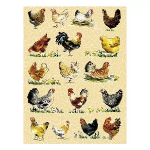 Papier Do Decoupage Kury I Koguty 30 X 40 Cm. Fda559, Decopatch - Decoupage - miniaturka - grafika 1