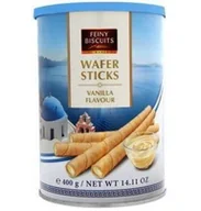 Inne słodycze - Feiny Biscuits Rurki Waflowe z Nadzieniem Waniliowym 400 g - miniaturka - grafika 1