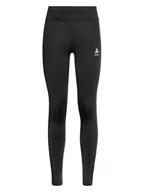 Spodnie sportowe damskie - Odlo Legginsy "Essential" w kolorze czarnym do biegania - miniaturka - grafika 1