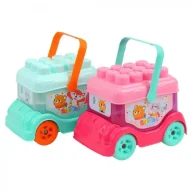 Klocki - Autobus budowlany mix - Technok - miniaturka - grafika 1