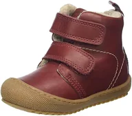 Botki damskie - Naturino Bubble Vl chłopięce botki z podszewką ze skóry nappa, Czerwony granat, 19 EU - miniaturka - grafika 1