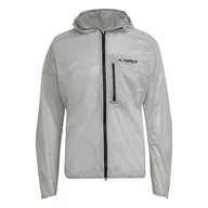Kurtki męskie - adidas Agr Rain J kurtka męska, biały (nondye), XL - miniaturka - grafika 1