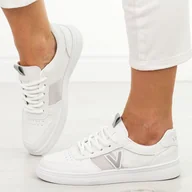 Półbuty damskie - Białe półbuty damskie Vinceza 13627 - miniaturka - grafika 1