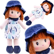 Lalki dla dziewczynek - Jokomisiada Mięciutka Lalka Maja szmacianka w kapeluszu ZA3866 - miniaturka - grafika 1