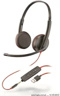 Słuchawki - Blackwire 3225 przewodowy zestaw słuchawkowy USB A (209747-22) - miniaturka - grafika 1