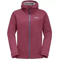 Kurtki damskie - Jack Wolfskin Top Peak Kurtka Sangria Red S - miniaturka - grafika 1