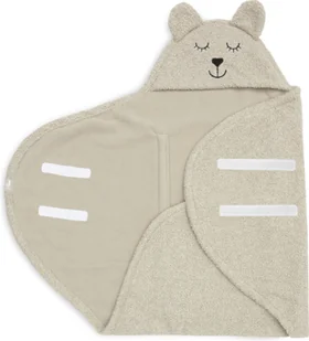 Otulacz do fotelika i wózka Bear Boucle oliwkowy Jollein - Pieluchy - miniaturka - grafika 1