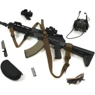 Amunicja i osprzęt ASG - RAGNAROK Pas TYR Carbine Gen.II, jedno-/dwupunktowy z dodatkowym mocowaniem Coyote - miniaturka - grafika 1