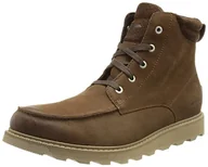 Botki damskie - Sorel Madson 2 Moc Toe Wodoodporne botki, Brązowy tytoń, 44.5 EU - miniaturka - grafika 1