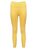 Spodnie sportowe damskie - Gymshark Legginsy sportowe "Studio" w kolorze żółtym - miniaturka - grafika 1