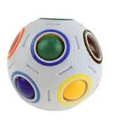 Zabawki sensoryczne - PIŁKA KULA SENSORYCZNA ANTYSTRESOWA  MAGICZNA GRA KOSTKA LOGICZNA UKŁADANKA - miniaturka - grafika 1