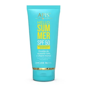 Apis Emulsja do opalania z olejkiem monoi SPF50 200 ml - Balsamy i kremy do opalania - miniaturka - grafika 1