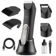 Trymery - Trymer golarka maszynka AOC PHT-144 LED ceramiczne ostrze IPX7 - miniaturka - grafika 1