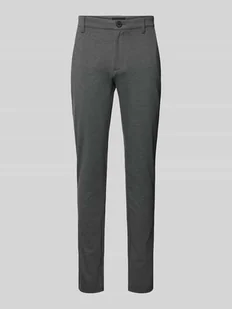 Spodnie o kroju slim fit z elastycznym paskiem model ‘Langford’ - Spodnie męskie - miniaturka - grafika 1
