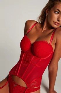 Biustonosze - Hunkemöller Biustonosz bustier Mariah Czerwony - grafika 1