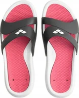 Klapki i japonki damskie - Arena Klapki damskie Nina biało-różowo-czarne r 38 - miniaturka - grafika 1