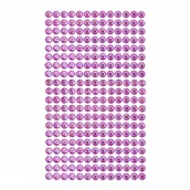 Dekoratorstwo - Kryształki samoprzylepne 6 mm Pink GRKR-052 DP CRAFT - miniaturka - grafika 1