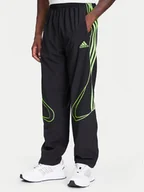 Spodnie sportowe męskie - adidas Spodnie dresowe Teamgeist adicolor JW5869 Czarny Loose Fit - miniaturka - grafika 1