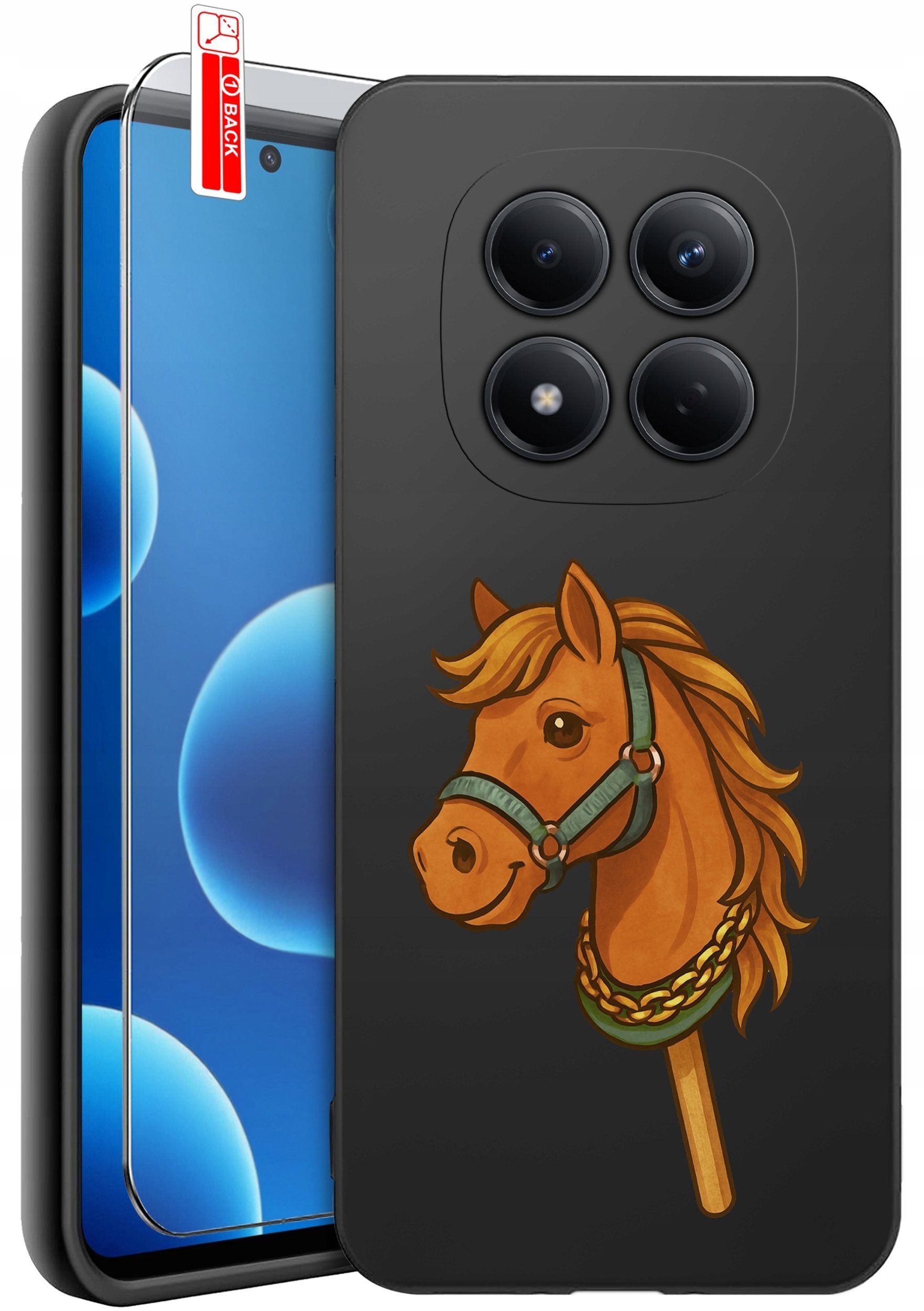 krainaGSM ETUI do Xiaomi Redmi Note 15 Pro 4G WZORY SILIKONOWE MATT CASE + SZKŁO