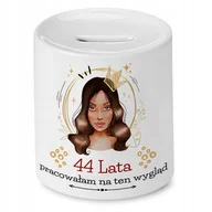 Skarbonki - Skarbonka na Urodziny 44 44te 44-te na Prezent z Nadrukiem ze Zdjęciem - miniaturka - grafika 1