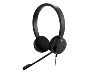 Jabra EVOLVE 20 MS Stereo USB Headband, Noise cancelling, USB connector, with mute-button and volume control on the cord, with foam ear cushion, Micro 4999-823-109 - Słuchawki - miniaturka - grafika 2