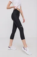 Legginsy - Under Armour Spodnie 1365334 damskie kolor czarny gładkie - miniaturka - grafika 1
