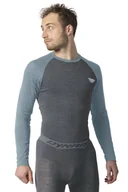 Koszulki męskie - Dynafit Koszulka trekkingowa męska Tour Light Merino Longsleeve szara m - miniaturka - grafika 1