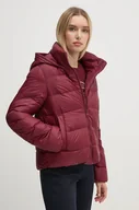 Kurtki damskie - Tommy Hilfiger kurtka puchowa damska kolor bordowy przejściowa WW0WW43581 - miniaturka - grafika 1