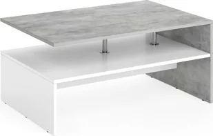 Vicco Stolik kawowy Amato, 90 x 42 cm, Beton/Biały - Ławy i stoliki kawowe - miniaturka - grafika 1