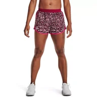 Spodenki damskie - Spodenki krótkie damskie Under Armour Fly By 2.0 Printed Short - miniaturka - grafika 1