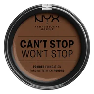 Podkłady do twarzy - NYX Professional Makeup Cant Stop Wont Stop Powder Foundation 22 Deep Cool - miniaturka - grafika 1