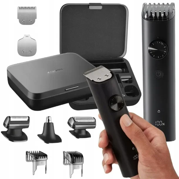 MASZYNKA DO STRZYŻENIA WŁOSÓW BRODY TRYMER Xiaomi Grooming Kit Pro