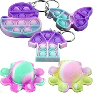 Zabawki sensoryczne - 5X POP IT POPIT FIDGET PUSH BUBBLE SIMPLE DIMPLE - miniaturka - grafika 1