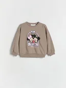 Bluzy dla dziewczynek - Reserved - Bluza Mickey Mouse - kremowy - miniaturka - grafika 1