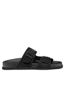 Klapki i japonki męskie - Geox Klapki U Parnaiba U651KA 00022 C9999 Czarny - miniaturka - grafika 1