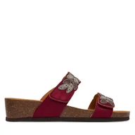 Klapki i japonki damskie - Klapki Scholl Otranto 2 Straps MF00813 Różowy - miniaturka - grafika 1