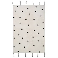 Dywany dla dzieci - Dywan kremowy w czarne kropki Numi Black 100x150 - miniaturka - grafika 1