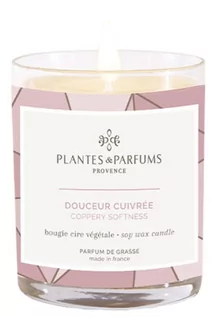 Świece - PLANTES&PARFUMS PROVENCE Świeca zapachowa perfumowana 180g kolekcja Fall/Winter - Coppery Softness - Miedziana Miękkość 090206 - grafika 1