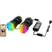 Oświetlenie świąteczne - TWINKLY TWINKLY Inteligentne lampki choinkowe 400 lampek RGB BT+WiFi łańcuch - miniaturka - grafika 1